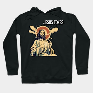 JESUS MEME - Divine Hits: Jesus tokes Hoodie